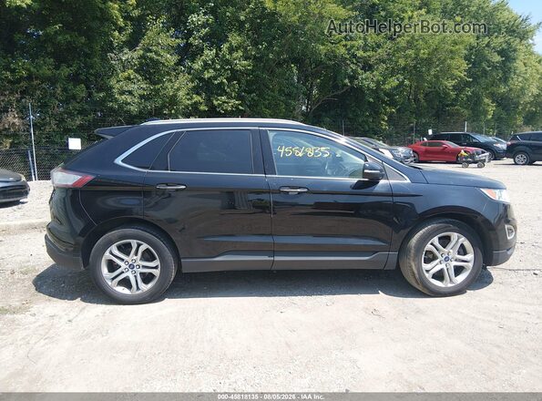 2FMPK4K95HBB76284 2017 FORD EDGE Black Widok wnętrza z tyłu