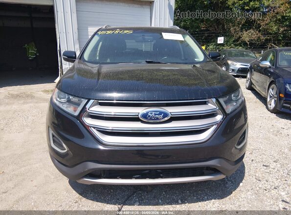 2FMPK4K95HBB76284 2017 FORD EDGE Black Widok zestawu wskaźników