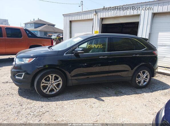 2FMPK4K95HBB76284 2017 FORD EDGE Black Widok wnętrza 360 stopni