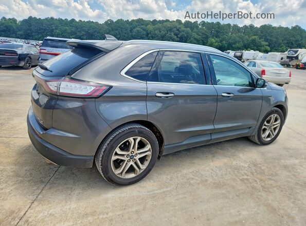 2FMPK4K95HBC17349 2017 FORD EDGE Gray Tył prawy