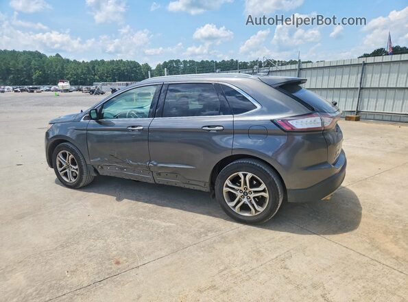 2FMPK4K95HBC17349 2017 FORD EDGE Gray Tył lewy