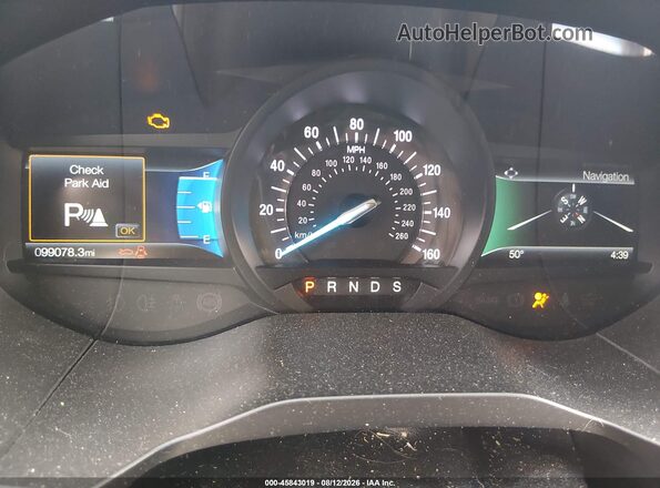 2FMPK4K95KBC47734 2019 FORD EDGE Burgundy Հետևի նստատեղերի տեսք