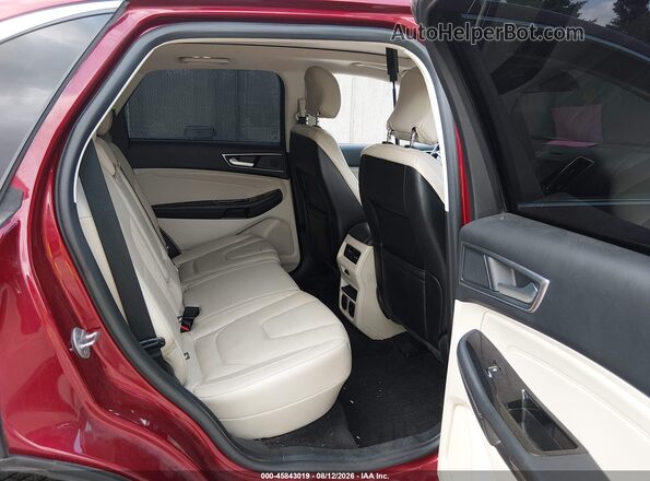 2FMPK4K95KBC47734 2019 FORD EDGE Burgundy VIN կոդի պիտակի տեսք