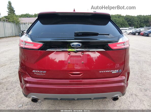 2FMPK4K95KBC47734 2019 FORD EDGE Burgundy 