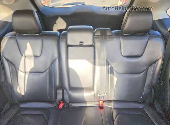 2FMPK4K95LBB53242 2020 FORD EDGE Black Vista de los asientos traseros