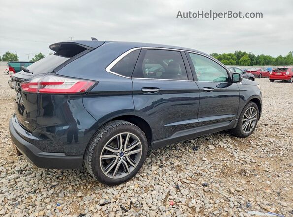 2FMPK4K95NBA18314 2022 FORD EDGE Blue Задня права чверть