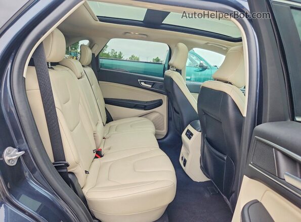 2FMPK4K95NBA18314 2022 FORD EDGE Blue Вид задніх сидінь