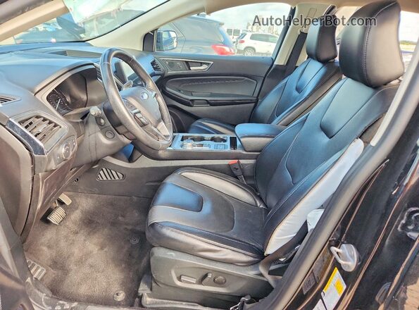 2FMPK4K95NBA31578 2022 FORD EDGE Black Вид салону спереду