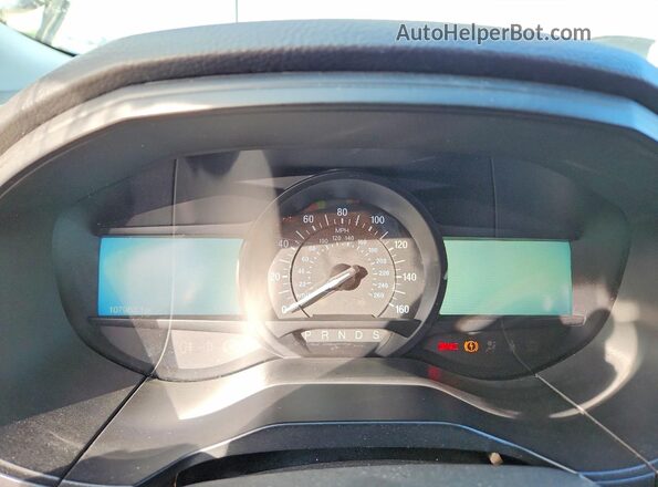 2FMPK4K95NBA31578 2022 FORD EDGE Black Вид щитка приладів