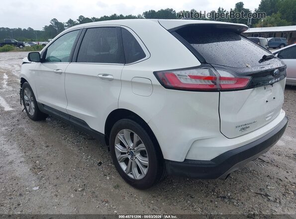 2FMPK4K95NBB00057 2022 FORD EDGE White Trasero izquierdo