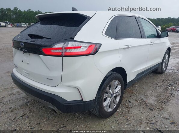 2FMPK4K95NBB00057 2022 FORD EDGE White Trasero derecho