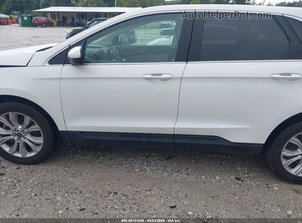2FMPK4K95NBB00057 2022 FORD EDGE White Vista interior de 360 grados