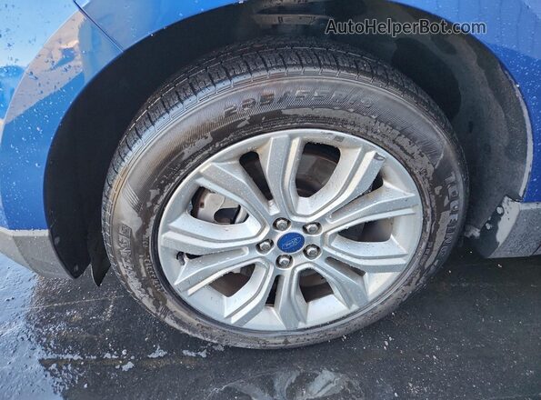 2FMPK4K95NBB04755 2022 FORD EDGE Blue VIN կոդի պիտակի տեսք