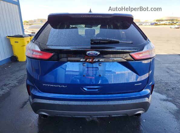 2FMPK4K95NBB04755 2022 FORD EDGE Blue 