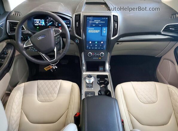 2FMPK4K95RBB28379 2024 FORD EDGE Red წინა პანელის ხედი