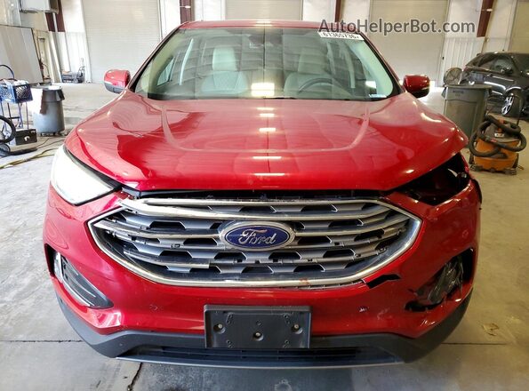 2FMPK4K95RBB28379 2024 FORD EDGE Red წინა ხედი