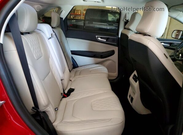 2FMPK4K95RBB28379 2024 FORD EDGE Red უკანა სალონის ხედი