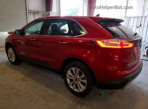 2FMPK4K95RBB28379 2024 FORD EDGE Red უკანა მარცხენა