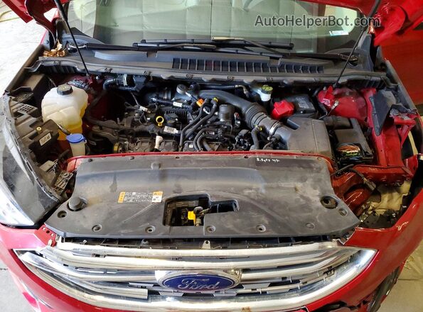2FMPK4K95RBB28379 2024 FORD EDGE Red ძრავის განყოფილების ხედი