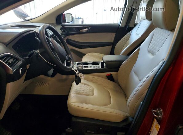 2FMPK4K95RBB28379 2024 FORD EDGE Red წინა სალონის ხედი
