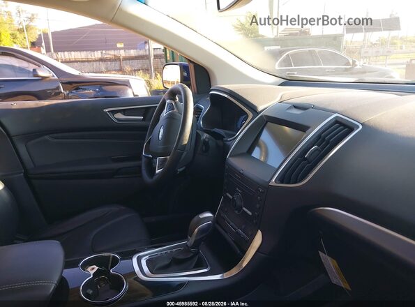 2FMPK4K96GBC57714 2016 FORD EDGE Blue წინა სალონის ხედი