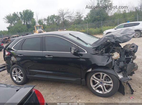 2FMPK4K96HBB58442 2017 FORD EDGE Black Widok wnętrza 360 stopni