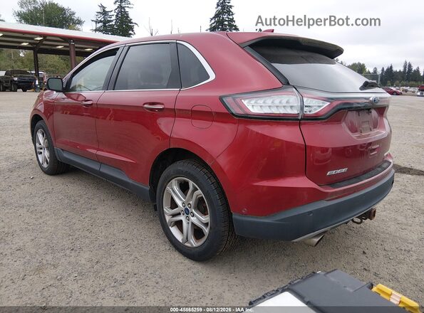 2FMPK4K96HBB74964 2017 FORD EDGE Red Հետևի ձախ
