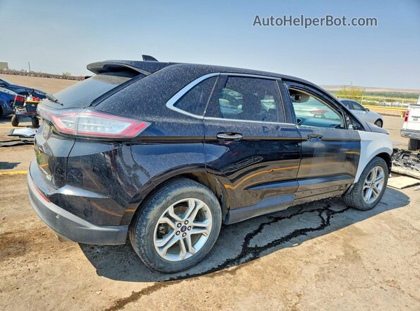 2FMPK4K96HBB97435 2017 FORD EDGE Black Trasero derecho