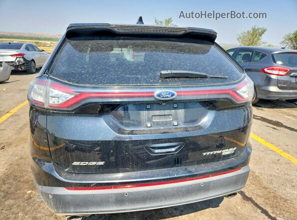 2FMPK4K96HBB97435 2017 FORD EDGE Black Vista trasera