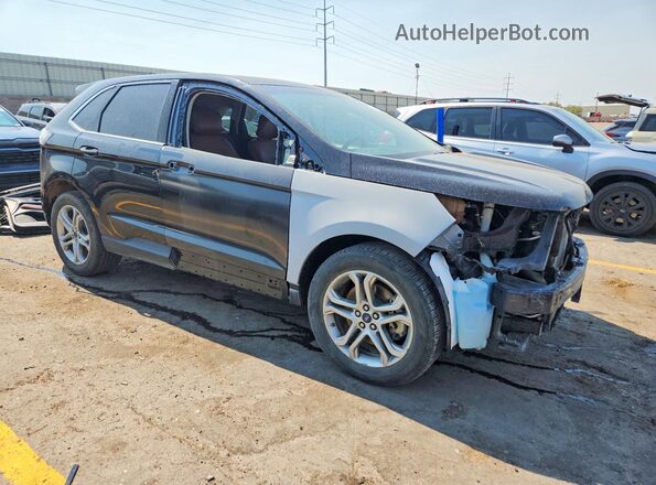 2FMPK4K96HBB97435 2017 FORD EDGE Black Delantero derecho
