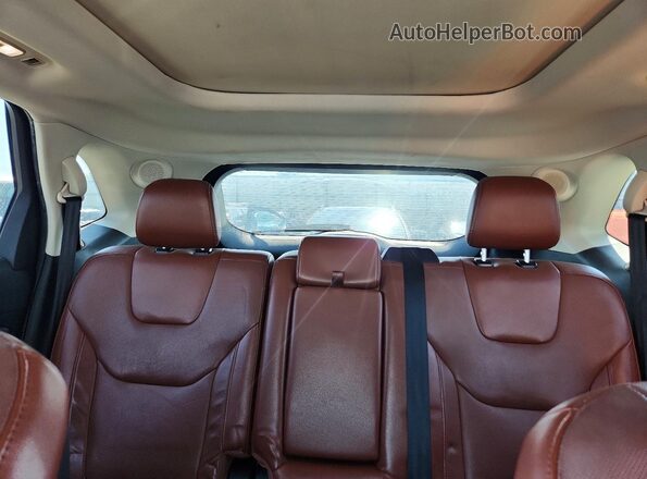 2FMPK4K96HBB97435 2017 FORD EDGE Black Vista de los asientos traseros