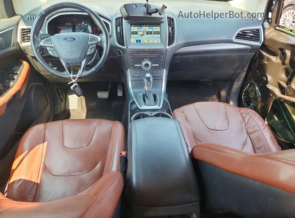 2FMPK4K96HBB97435 2017 FORD EDGE Black Vista del salpicadero