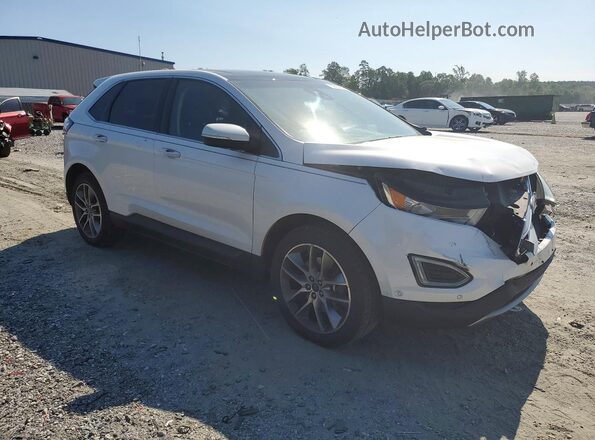 2FMPK4K96HBC57357 2017 FORD EDGE Белый Передняя правая четверть