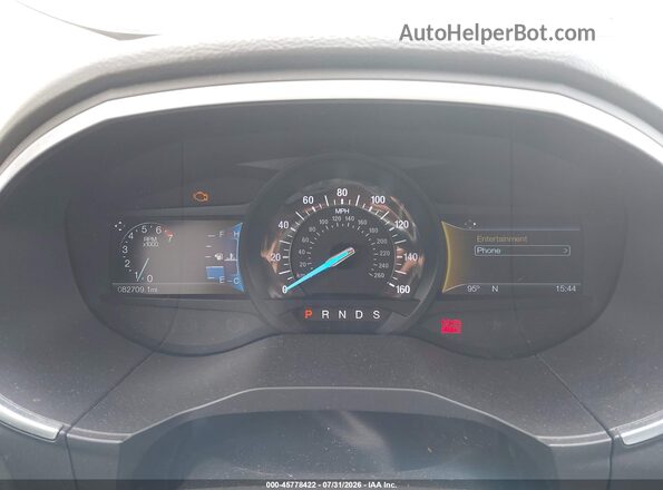 2FMPK4K96JBB75490 2018 FORD EDGE Blue Widok tylnych siedzeń