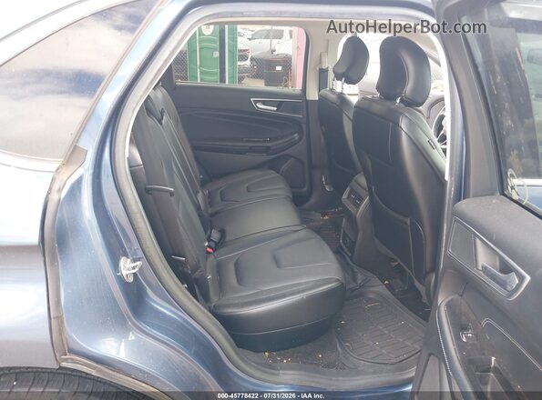 2FMPK4K96JBB75490 2018 FORD EDGE Blue Widok naklejki z numerem VIN