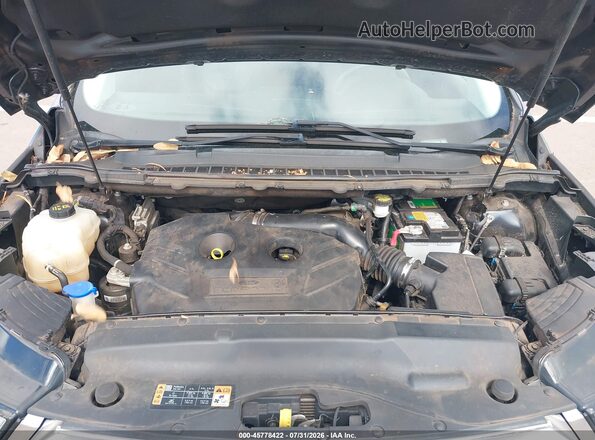 2FMPK4K96JBB75490 2018 FORD EDGE Blue Widok z tyłu