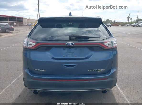2FMPK4K96JBB75490 2018 FORD EDGE Blue 