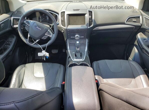 2FMPK4K96JBC06656 2018 FORD EDGE Burgundy წინა პანელის ხედი