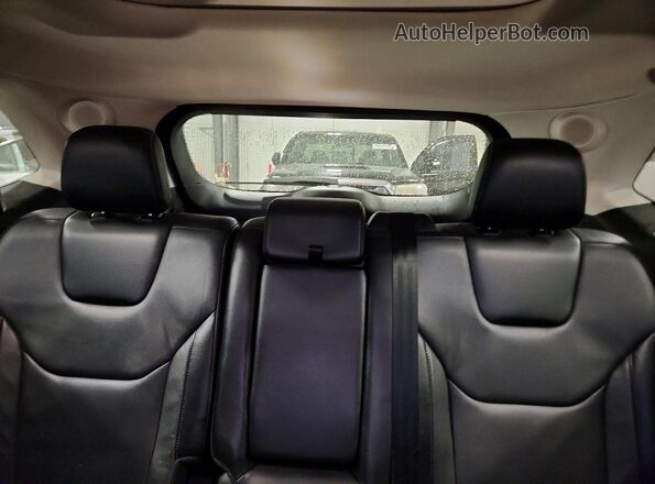 2FMPK4K96JBC16247 2018 FORD EDGE Burgundy Vista de los asientos traseros