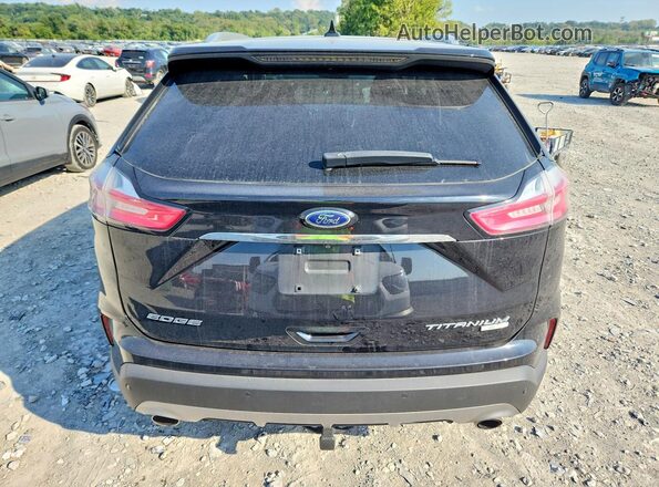 2FMPK4K96KBB01620 2019 FORD EDGE Black Հետևի նստատեղերի տեսք