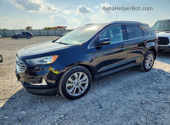 2FMPK4K96KBB01620 2019 FORD EDGE Black Հետևի ձախ