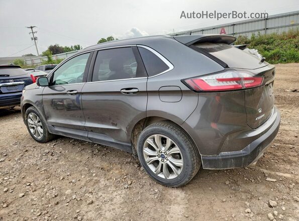 2FMPK4K96KBC61349 2019 FORD EDGE Gray Tył lewy