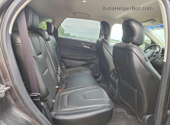 2FMPK4K96KBC61349 2019 FORD EDGE Gray Widok wnętrza z tyłu
