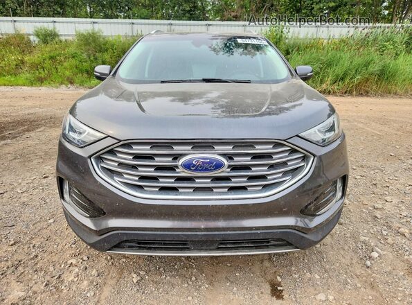 2FMPK4K96KBC61349 2019 FORD EDGE Gray Widok z przodu