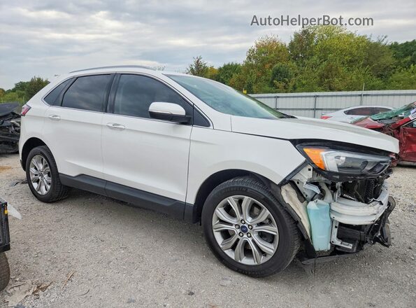 2FMPK4K96NBB09057 2022 FORD EDGE Белый Передняя правая четверть