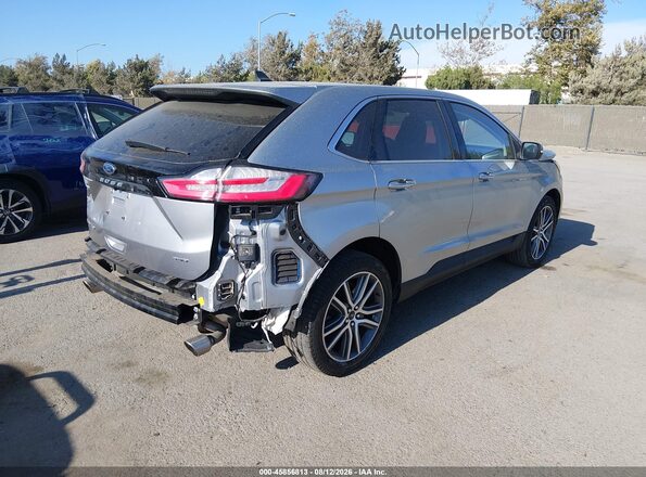 2FMPK4K96RBA19557 2024 FORD EDGE Silver Задня права чверть