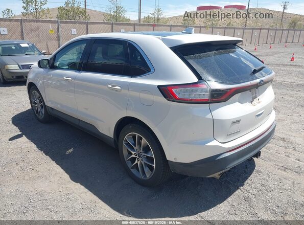 2FMPK4K97GBB21124 2016 FORD EDGE Белый Задняя левая четверть
