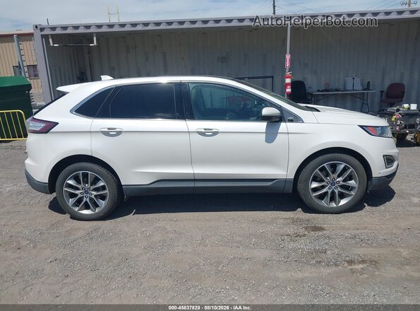 2FMPK4K97GBB21124 2016 FORD EDGE Белый Вид задней части салона