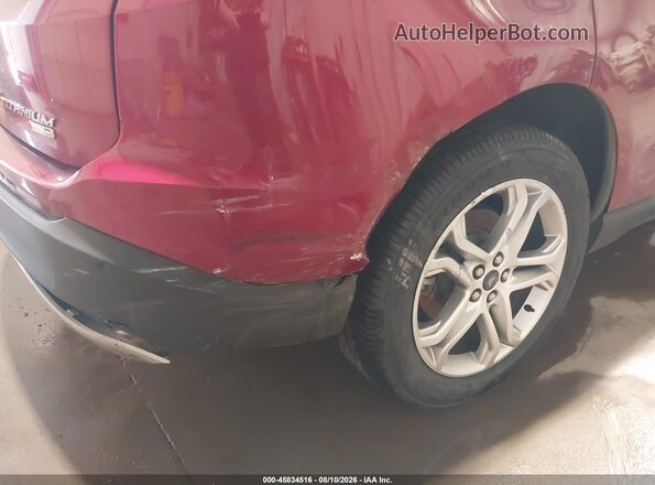 2FMPK4K97GBC52523 2016 FORD EDGE Red Widok z przodu