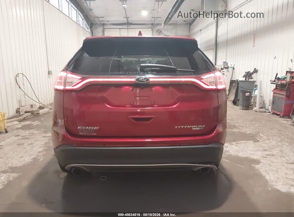 2FMPK4K97GBC52523 2016 FORD EDGE Red 